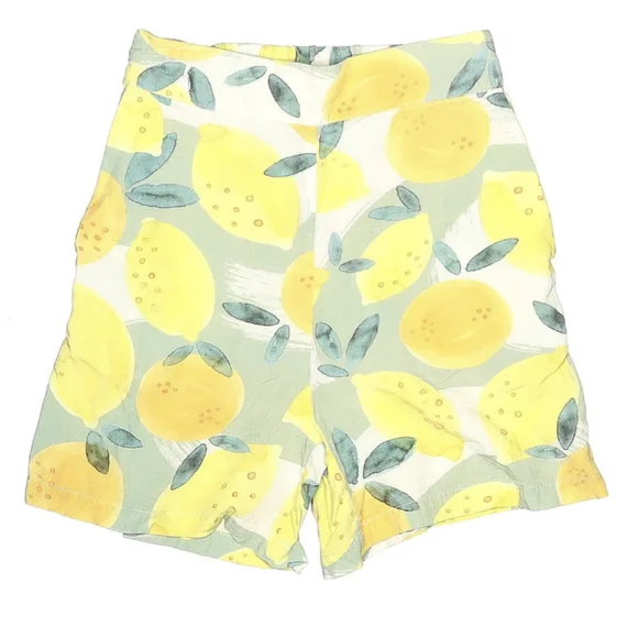 Costanza Silky Shorts by Numph for Anthropologie Lemon Fruit Print XS